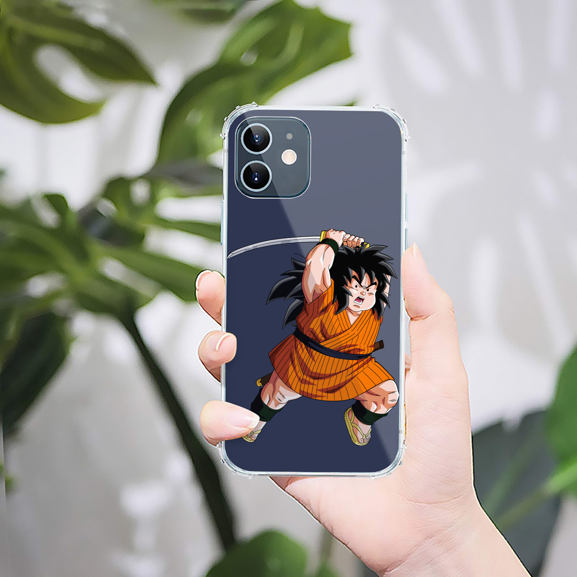 （画像用） ドラゴンボール やじろべえ DRAGON BALL Yajirobe 【iPhone 12シリーズ対応】透明スマホケース（クリアソフトケース）